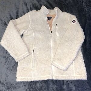 Lands End wool zip up jacket